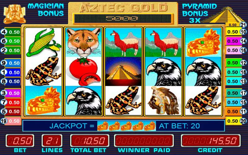 Ігровий автомат Золото Ацтеків