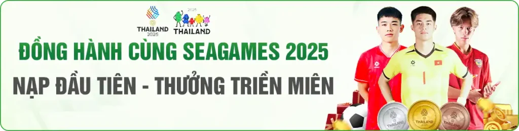 OK9 Đồng Hành SEA Games 2025 – Nạp Đầu Tiên, Nhận Thưởng Triền Miên Không Giới Hạn 8 ĐỒNG HÀNH CÙNG SEA GAMES 2025 NẠP ĐẦU TIÊN - THƯỞNG TRIỀN MIÊN